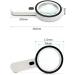 Magnifying Glass HD High Power Mirror with LED Light 205MM Optical Lens Reading Magnifier 5X Enlarged Mirror Magnifier Magnifier Handheld Magnifier Magnifier - Buy Online on GoSupps.com