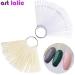 50 Pieces False Nail Tips | Nail Art Display Fan & Exercise Board | Natural Manicure Tool - Buy Online on GoSupps.com