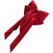 FOMIYES Hair Bows for Women Girls Bow Hair Clips Long Tail Ribbon Hair Clips Satin Silk Large Big French Barrettes Ponytail Holder Red - Buy Online on GoSupps.com