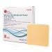 Medical Grade Premium MedSupply Silicone Non-Bordered Foam Dressing. (4'' x 4'') Box of 10