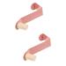 Alipis 2pcs Door Hook Wall Mounted Shelves for Storage Over The Door Coat Rack Back Door Clothes Hook Towel