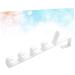 Baluue Multifunctional Clothing Rack Hangers 2pcs 5 Towel Hooks Hanging Rack Multifunction Door Hanger Multifunctional Hanger 2pcs White - Buy Online on GoSupps.com