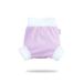 Petit Lulu Overpants (Pull-on Overpants) Size M (6-10 kg) for Diapers and Night Diapers (Purple)