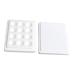 ULDIGI 1PC Nail Art Painting White Gel Nail Polish Makeup Palette Tray Accessories Nail Polish Holder Cosmetic Ceramic White Small Mixing Tray