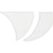 Fuvtory Twisted Pinwheel Template 2PCS - Acrylic Quilting Templates for DIY Sewing Crafts - Buy Online on GoSupps.com