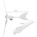 Wind Turbines Wind Turbine 3 Blade Low Wind Speed Starting Bearings Garden Street Lights Wind Turbines 12V (12V) - Buy Online on GoSupps.com