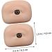 SKISUNO 2pcs Eye Practice Skin Eye Makeup Training Skin Eyebrow Makeup Board Makeup Eye Skin Make up Mold 6.5x4.9cm As Shown - Buy Online on GoSupps.com