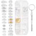AvoDovA Eyeglass Nose Pads Air Chamber Nose Pads Eyeglass Repair Kit Soft Silicone Nose Pads Eyewear Nose Pads Replacements Set with Screwdriver for Glasses Sunglasses - Buy Online on GoSupps.com