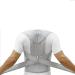 Brace Support Back Shoulder Straightener Belt Corset Upper Back Pain Relief Posture Corrector Strap Cervical Spine Belt (Color : Light Grey Size : XL) vision Light Grey XL