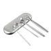 Molinter Tongue Cleaner Stainless Steel Tongue Scraper Children Adults Tongue Scraper Tongue Brush Cleaner with Handle