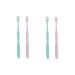 Mobestech 4 pieces of prosthesis cleaning brush travel toothbrush soft baby toothbrush pick dental floss toothbrush nylon toothbrush portable toothbrush manual capacity