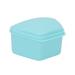 Raguso Face Mask Case Trapezoidal Portable Face Mask Container Keep Clean Waterproof for Home(Blue)
