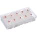 Nail products nail piece storage empty box 1000 pieces translucent digital nail piece anti falling empty box 10 Spaces Clear Storage Box - Buy Online on GoSupps.com