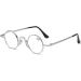 Shop Magimodac Retro Blue Light Filter Reading Glasses - Men's & Women's Mini Metal Computer Glasses | 2.5 Diopter Visual Aid - Buy Online on GoSupps.com
