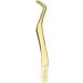 Curved Stainless Steel Eyelash Tweezers | Precision Eyelash Extension Tools for Women & Girls | Rianpesn Gold - Buy Online on GoSupps.com