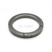 CRAFTMEMORE Metal O Ring Spring Opening Purse Making Snap Angle-Edge O-Rings Clip Key Ring Holder 2pcs SCOF (1 1/2 Inch, Gunmetal) Inside Diameter 1 1/2 Inch Gunmetal