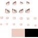 SINLOV Pink Square Fake Toenails Shiny Crystal Print on False Toe Nails Short Full Cover False Artificial Toenails Nails for Women and Girls  - Buy Online on GoSupps.com