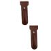 Angoily 2pcs Razor Holster Handbag Leather Storage Double Edge