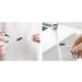 Black Stainless Steel Eyebrow Scissors with Comb - Grooming Beauty Tool for Men and Women - Buy Online on GoSupps.com