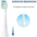 16-Piece Sonicare Toothbrush Heads Set - 8 White & 8 Black Compatible Replacement Brushes for Philips Electric Toothbrush - Buy Online on GoSupps.com