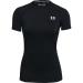 Under Armour Women's HeatGear Compression Short-Sleeve T-Shirt Black (001)/White Small