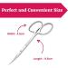 KANCHI Curved Cuticle Scissors - Professional Manicure & Pedicure Tool with Super Slim Sharp Blades for Eyebrow, Eyelash Grooming - Buy Online on GoSupps.com