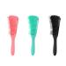Lckiioy 3 Pieces Detangling Brush Hair Comb Brush Detangle with Wet/Dry/Curly/Curly Natural Hair