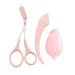 Eyebrow trim eyebrow face razor for women professional eyebrow scissors bridal comb with accessories trimmer t6e1 scraper rose
