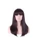 Brown natural high temperature wire hair lady wig care wig Qi Liu kit bracket wig