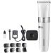 Easy Hair Clipper Professional Hair Clippers Cordless Haircut Household Hair Clippers Electric Hair Clippers Rechargeable Adult Children Hair Clippers Portable Household Electric Hair Clipper White