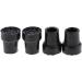 LoveinDIY 4x Rubber Trekking Hiking Pole Tip End Cap Protectors Replacement Tips 19mm - Black 19mm - Buy Online on GoSupps.com