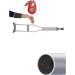 Crutches Crutches Underarm Crutches Aluminium Alloy Double Crutches Non-Slip Elderly Walkers Disabled Crutches Adjustable Single Crutches (Size : 113-134cm) Smooth Sailing - Buy Online on GoSupps.com