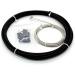 BlueSunshine Road Mountain Bike Shifter Cable Housing Kit - 2 Shift Cables, 3m Shift Housing, Ferrules, Cable End Caps - 4mm - Buy Online on GoSupps.com