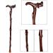 Wooden Walking Stick Solid Cane Wooden Walking Stick Solid Wood Old Wooden Faucet Stick Pear Wood Cane Hand-Carved Grandma/Grandpa 91.5Cm Durable - Buy Online on GoSupps.com