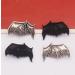 4pcs Metal Bat Wings Hair Barrettes | Halloween Gothic Hair Clips for Party Costume - Buy Online on GoSupps.com