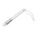 Soft Lash Extension Cleaning Brush Eyelash Cleaning Brush Convenient Brush for Lash Foam(White Rod Silver)
