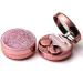 Cute Green Contact Lens Case Kit with Mirror - Durable Travel Storage for Contact Lenses - Buy Online on GoSupps.com