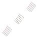 CLSSLVVBN 5 Pieces Elastic Hook Hair Tie Styling Ponytail Holder Lightweight Retro Fashion Hair Cord Bungee Bands Smooth Surface Apricot 3Set