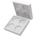 FOMIYES 4 Pcs 4 White Eyeshadow Cosmetic Sample Containers Lipstick Case Eye Shadow Box Make up Empty Box 1 count (Pack of 1) Whitex2pcs - Buy Online on GoSupps.com