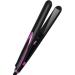 2-in-1 Hair Straightener and Curler Ceramic Flat Iron Professional Multi-Styler for All Hairstyles, Universal 110V/220V Dual Voltage 15s Fast Heating Constant Temperature Home Travel Purple Black