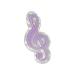 XIAHIOPT Girls MusicNote-Shape Hair Clip Clip Hairpin Women Hair Tool for Side Hair Korean Headdress Purple
