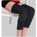 Buy 1 Pair Black Unisex Elastic Warm Knee Sleeves | Thermal Knee Brace Support for Ultimate Comfort - Buy Online on GoSupps.com