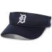 OC Sports Detroit Tigers MLB Mesh Sun Visor Golf Hat Cap Navy Blue w/White D Logo Adult Men's Adjustable