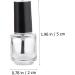 TOPBATHY 25 pi ces Flacons Vides pour Vernis Ongles avec Pinceau R utilisable Contenant Gel Professionnel pour Manucure - Buy Online on GoSupps.com