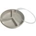 Maddak SP Ableware Sandstone Partitioned Scoop Dish with Lid | 49701 - Buy Online on GoSupps.com