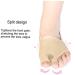 Allesoky Toe Separator Corrector - Hallux Valgus Straightener & Crooked Toe Alignment with Gel Pad Protector for Men and Women - Say Goodbye to Foot Pain - Buy Online on GoSupps.com