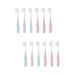 Healvian 2 sentences children's toothbrush with soft bristle hand toothbrush toothbrushes for children baby toothbrush travel toothbrush practical children's toothbrush gently