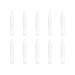 Elitzia Four Types Of Acne Blackhead Absorbing Glass Tube Types Multiple Use Electrotherapy Beauty Machine Accessories 10/set Of The Same Type ETD215SA (Erect)