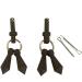 Antique Brown Jingle Bobs Set with Cotter Pins - AJ Tack Wholesale - Buy Online on GoSupps.com