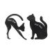 2PCS Cat Eyeliner Template Premium PVC Material Smoky Eyes Makeup Applicators Cat Shaped Eye Liner Guide Stencil Tool For Makeup Beginnereyeliner stencil